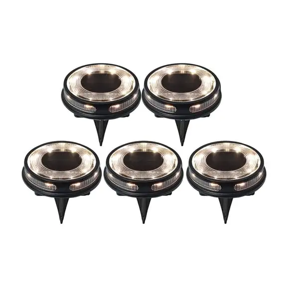 Member's Mark Solar Disc Lights, 5-Pack