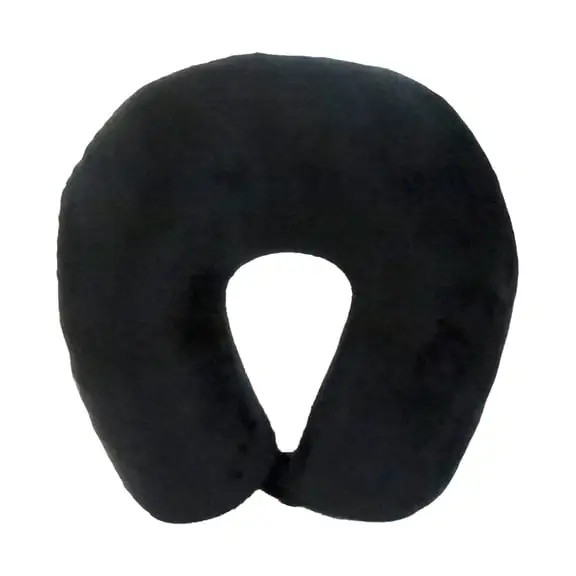 Protege Microfiber Neck Pillow, Black