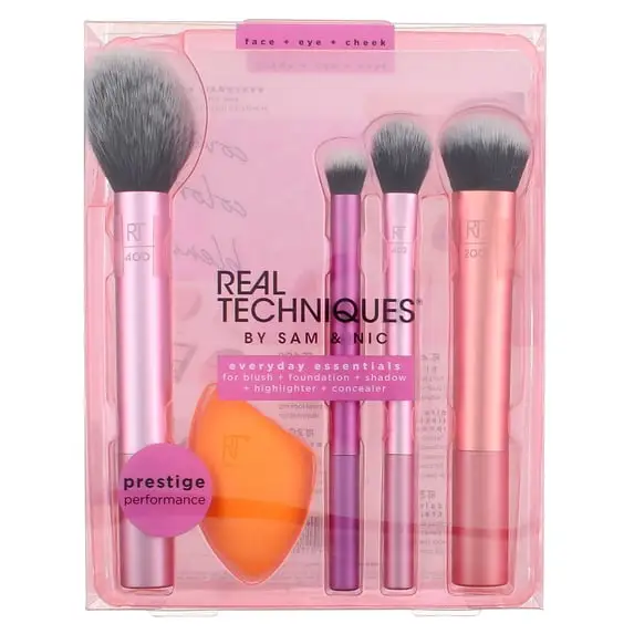 Real Techniques Everyday Essentials Kit, 5 pc